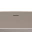 Baignoire de trempage autoportante moderne en résine de 71 po avec trop-plein et drain escamotable, beige-125033669