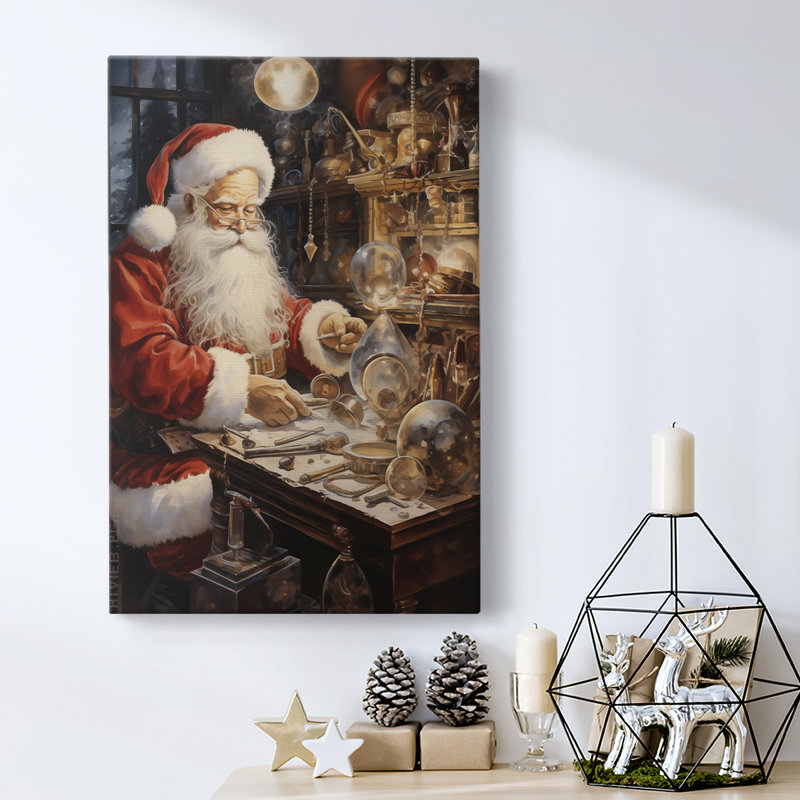 Art des Fêtes de Noël - Toile tendue avec châssis DLxxv, H 24 po x l 16 po