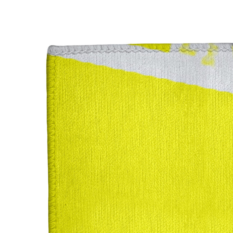 Tapis jaune barhood de à tissage plat rand cite city, Rectangle 3 pi x 5 pi