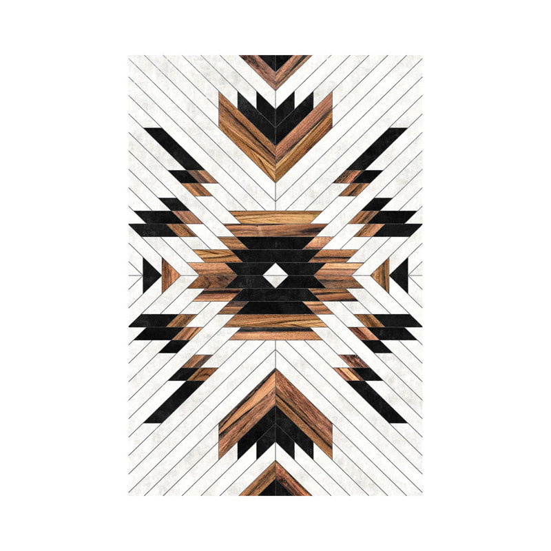«Urban Tribal Pattern No.5 - Aztec» par Zoltan Ratko, impression sur toile tendue, H 40 po x l 26 po x P 1,5 po