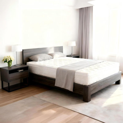 Matelas hybride à ressorts de 10 pouces avec mousse de gel, isolement de mouvement et soulagement de la pression