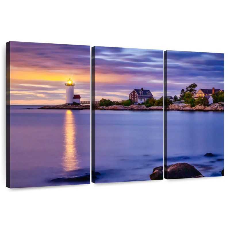 Aletra Annisquam, phare du Massachusetts, H 20 po x l 33 po