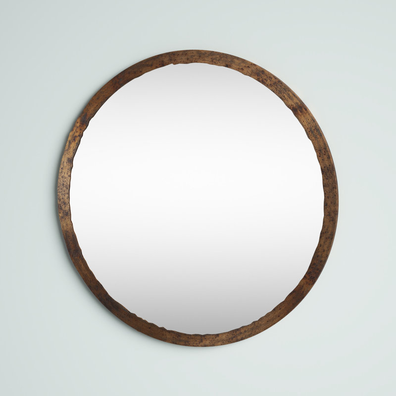 Collings Wood Flat Wall Mirror