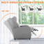 Fauteuil inclinable moderne en cuir de polyuréthane avec canapé-lit