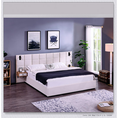 Luxurious Velvet Upholstered King Bed with Hydraulic Lift, Storage, and Integrated Reading Lamps and USB Port