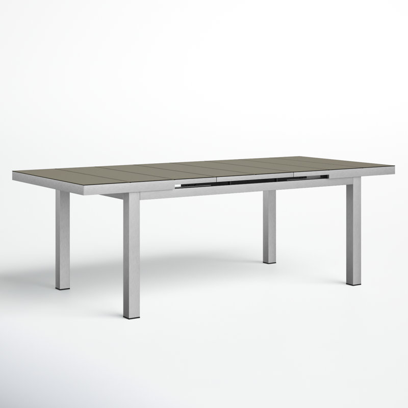 Table de salle à manger d'extérieur Bella Antawa, Gris