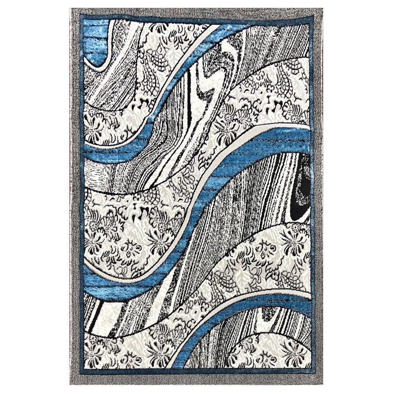 Ciceri Modern Abstract Contemporary 5X7 Rug For Living Room Bedroom