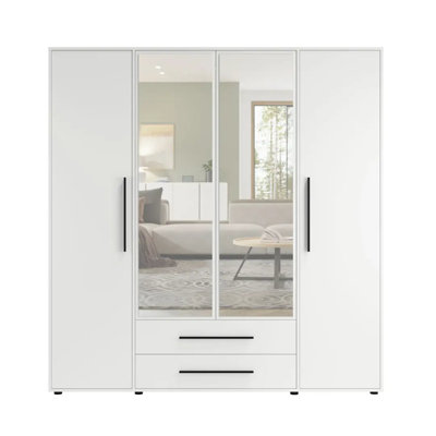 Sunde Manufactured Wood Wardrobe