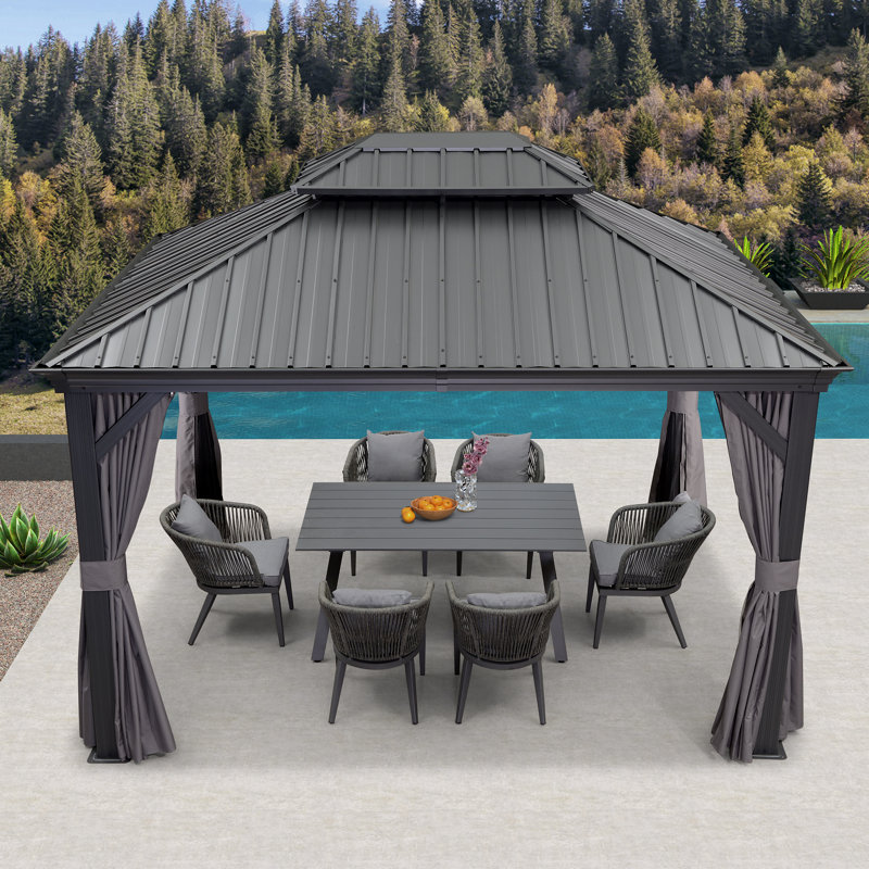 Mei 3.5m x 3m Aluminium Patio Gazebo