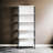 Cox Tall Modular Closet System, 5 Storage Shelves And Black Metal Frame