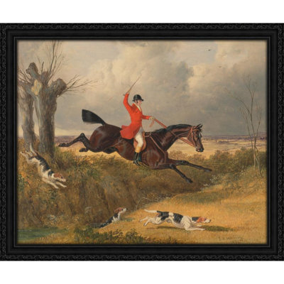 Foxhunting; Clearing a Ditch (1839)