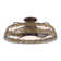 27" Taunya 5 - Blade Caged Ceiling Fan with LED Lights and Remote Control