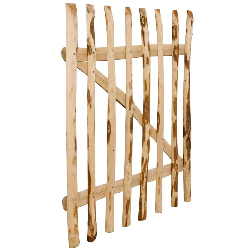 Miakoda Wood Gate, Beige, 90cm H x 1000cm W