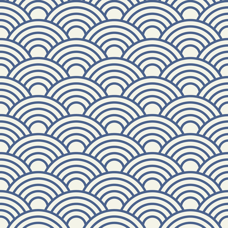 Panneau de papier peint pelable et adhésif Dufren Circles, L 48 po x l 24 po
