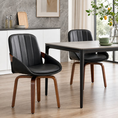 Chaises de salle à manger rembourrées Modern