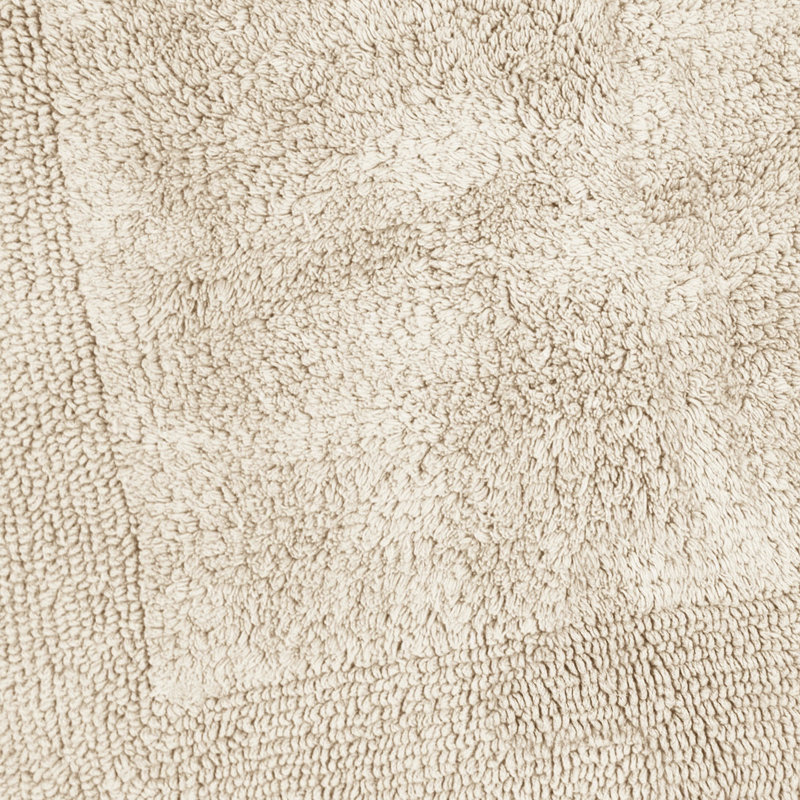 Nagelly Reversible Square Bath Mat, Stone