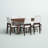 Bonney 6 - Person Solid Wood Solid Wood Top Four Leg Dining Set