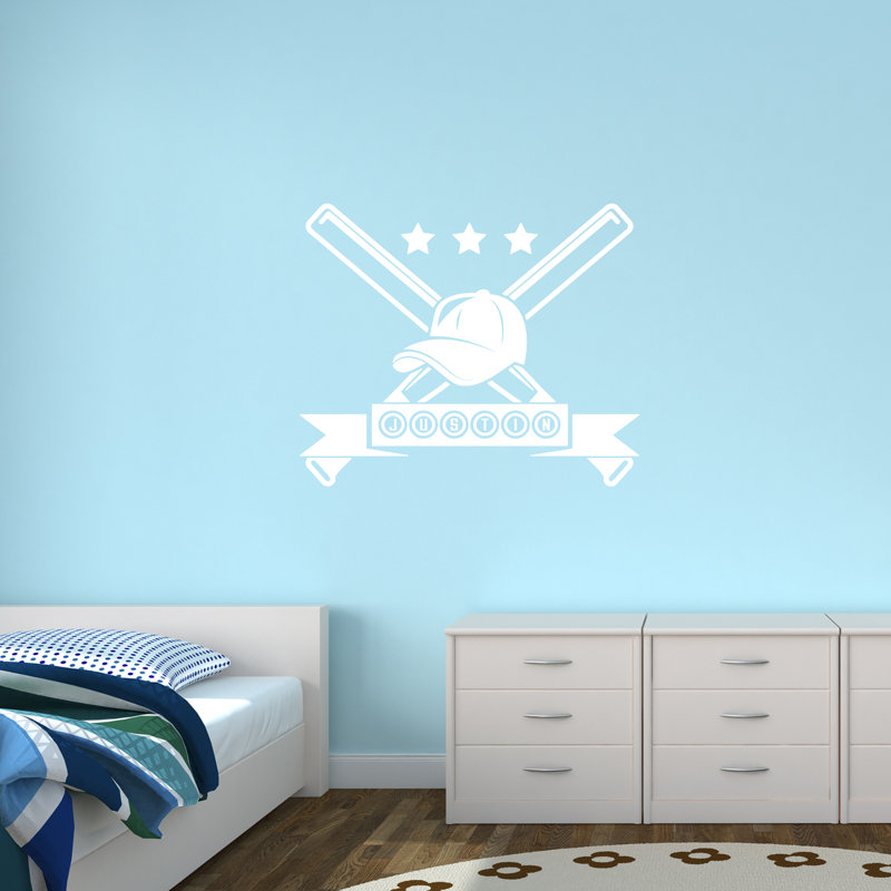 Sports Wall Decal, White, Yes