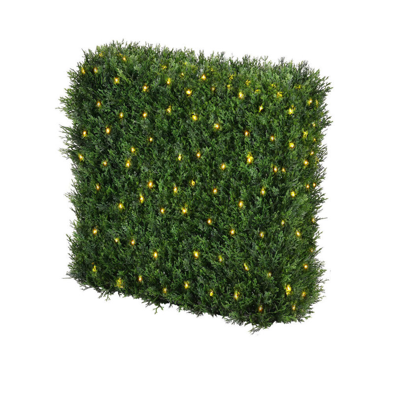 Haie de cèdre artificielle de 72 po Vickerman, H 48 po x l 12 po