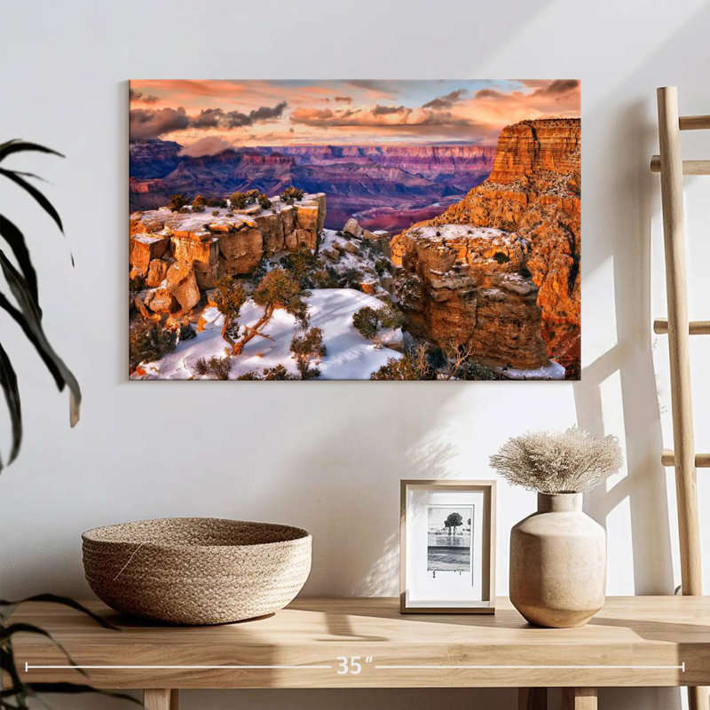 Alvord Snowy Grand Canyon V, H 16 po x l 24 po