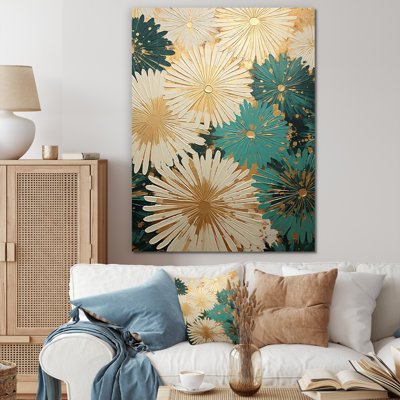 Une douche de feux d'artifice sur toile