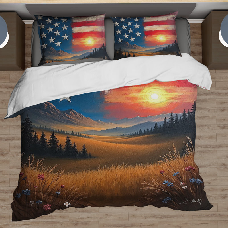 Freedom Comforter Set, King Comforter + 1 Standard Pillowcase