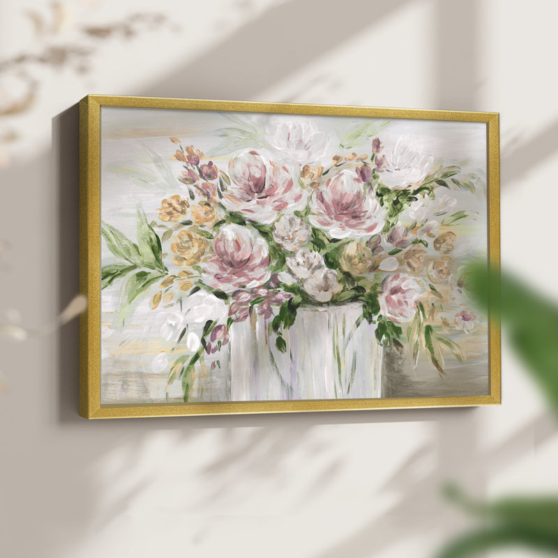Springtime Soiree -Framed Print - Restickable, 16" H x 20" W