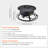 Propane Fire Pit Outdoor Portable Gas Fire Pit for Heating 58000 BTU-1006528205