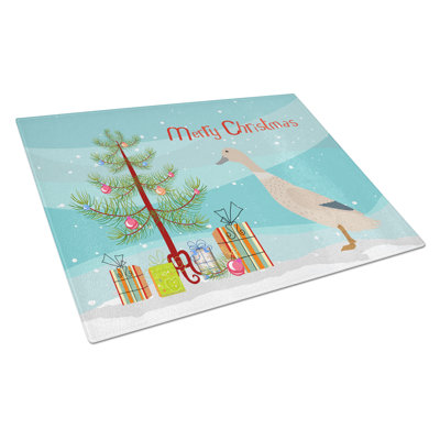 Planche à découper en verre trempé caroline de noël