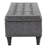Baylie Faux Leather Ottoman-23112736