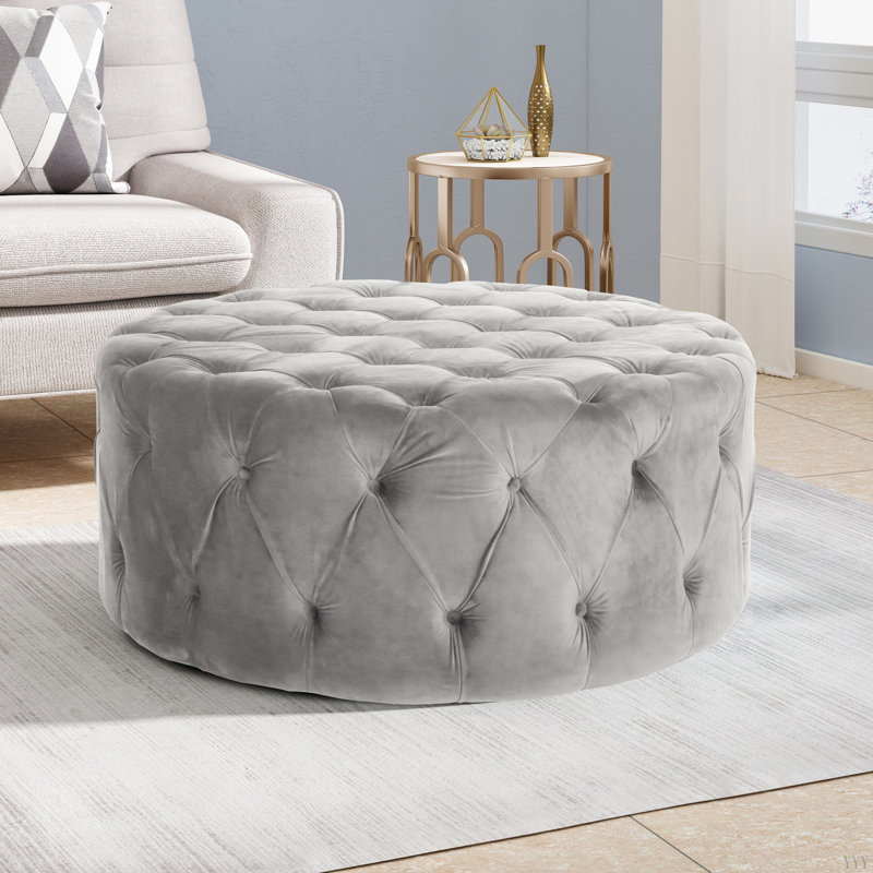 Banc repose-pieds, Gris