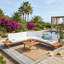 Boaz Acacia 4 - Person Modular Patio Conversation Set with Cushions-1887939566
