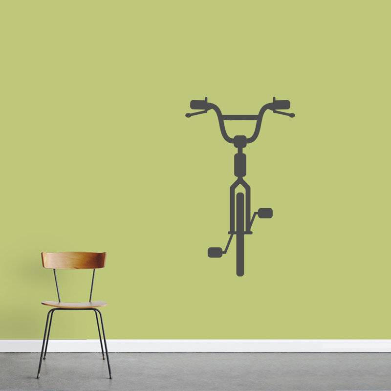 Décalcomanie murale vélo Haskin, Gris foncé