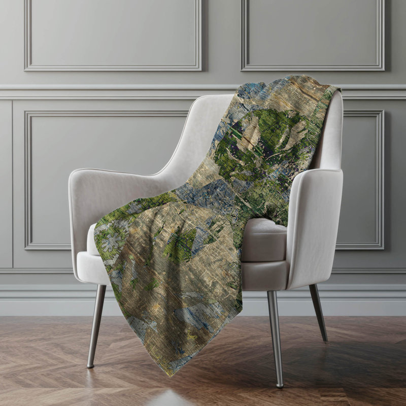 Jeté en sherpa Addison, Taupe