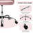Home Office Desk Chair, Office Chairs Desk Chair Rolling Task Chair Computer Chair Adjustable With Wheels Armless For Bedroom, Vanity Chair For Makeup Room, Living Room-1894578873