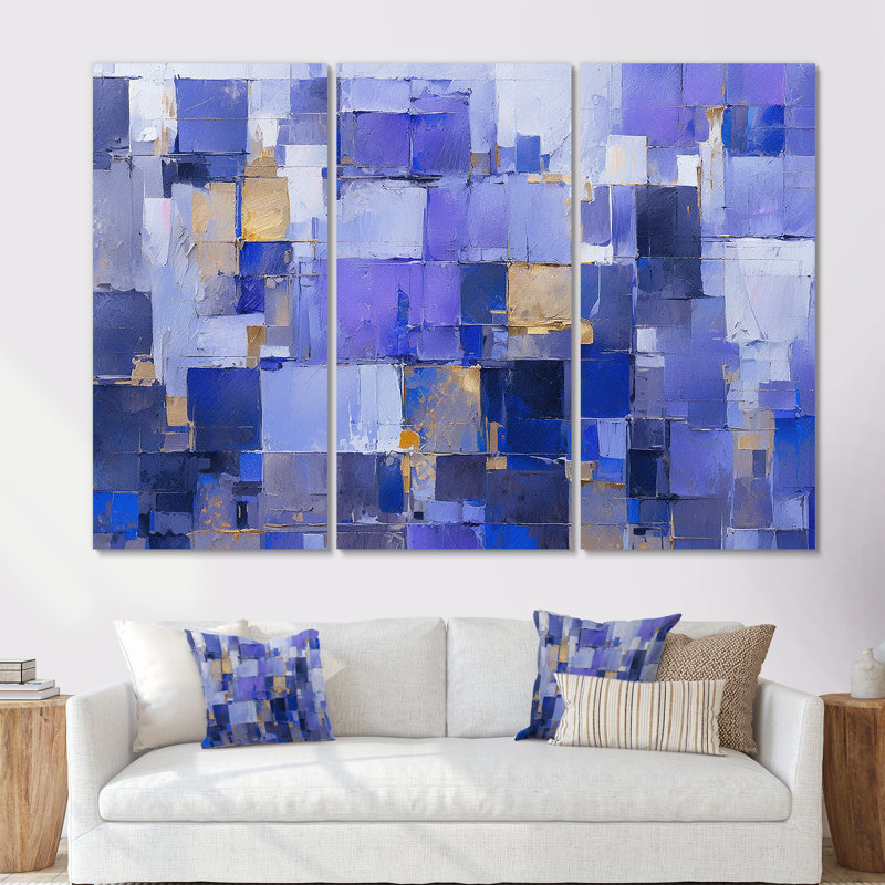 Contemporary Contemporary, Toile tendue, H 40 po x l 60 po x P 1 po