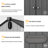 iYofe 8 ft. W x 10 ft. D Resin Storage Shed