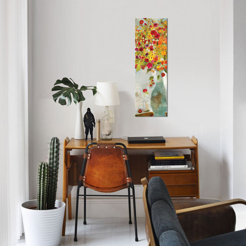 «Exuberance I», reproduction sur toile, H 72 po x l 24 po x P 1,5 po, Toile tendue