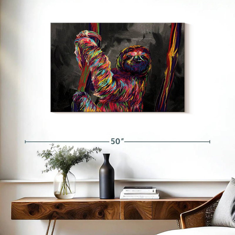 Brampt paresseux couleur abstraite