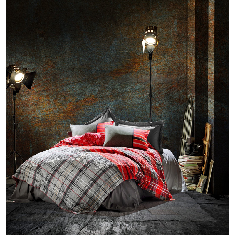 Ensemble de housse de couette 100% coton 4 pièces Lyndon