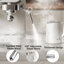 Semi-Automatic Espresso Machine with Built-in Grinder