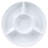 BIA Cordon Bleu 4 Section Round Porcelain Chip n' Dip