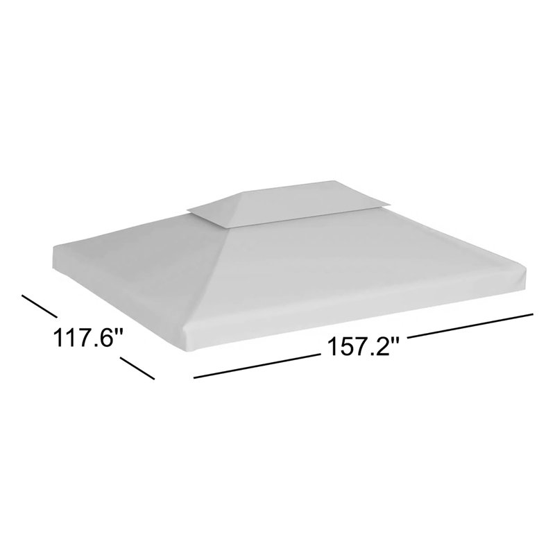 Auvent de remplacement pour abri de jardin Moriah, Brun pâle