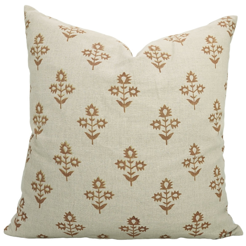 Housse de coussin bohémienne, H 14 po x l 14 po