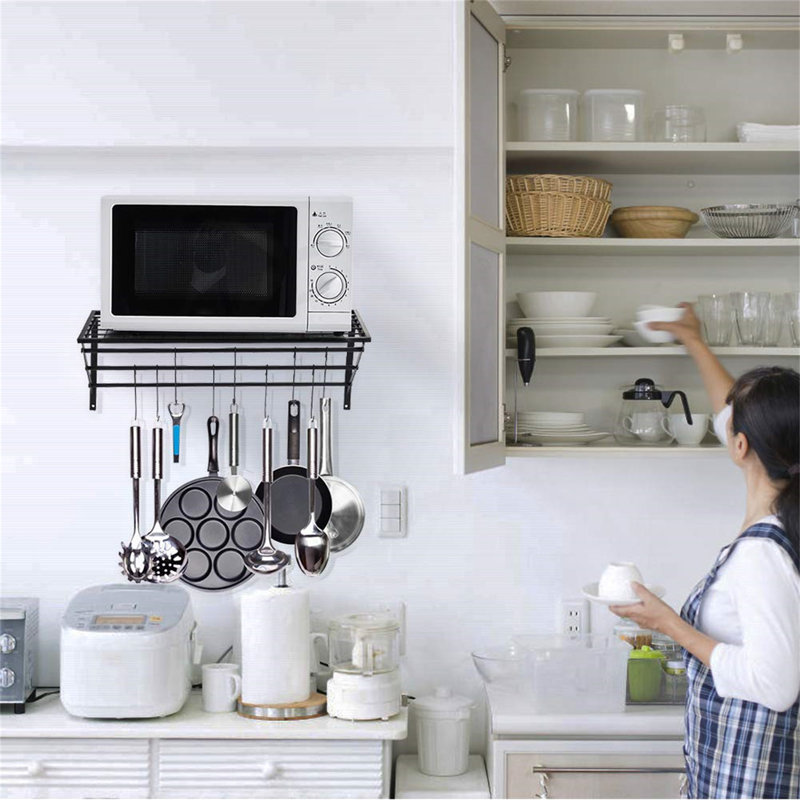 Metal Rectangle Wall Mounted Pot Rack