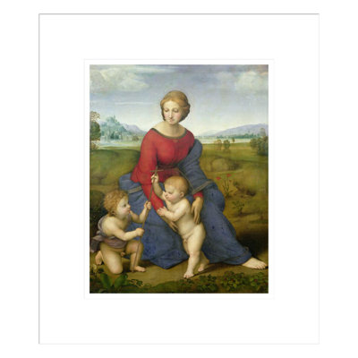 «Madonna in the Meadow» par Raphael, impression giclée encadrée