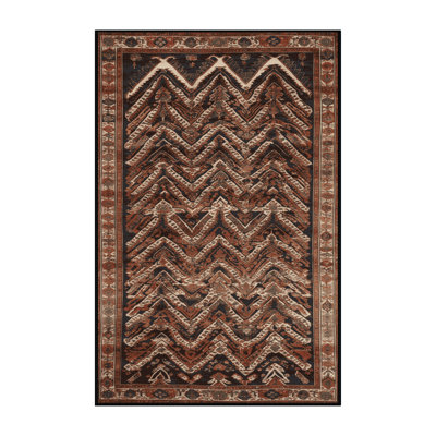 Tapis brun lavable à la machine
