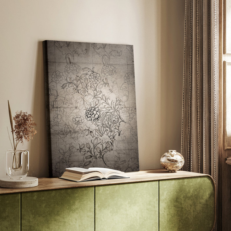 Reproduction abstraite rétro CXL - galerie Cavas sur mesure, H 18 po x l 12 po