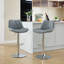 2 tabourets de bar à hauteur de comptoir, tabourets de bar pivotants avec dossier, tabouret de bar moderne pour la maison