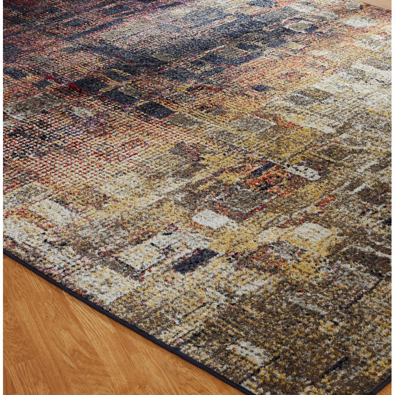 Abstract Indoor Rug, Rectangle 2' x 3'